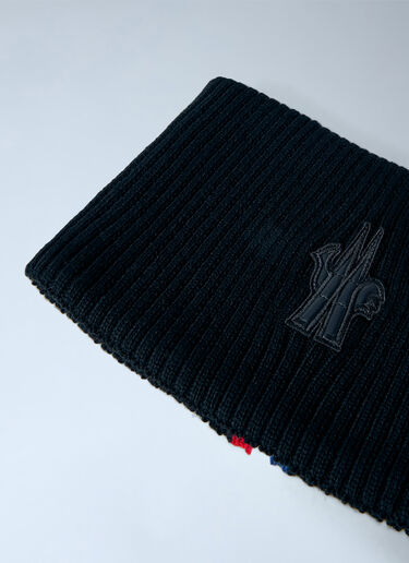 Moncler Grenoble Ribbed Knit Headband Black mog0265012