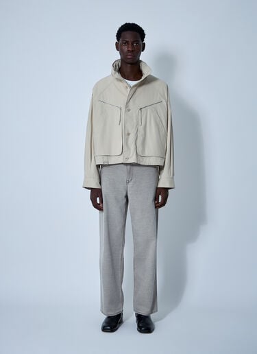 Lemaire Parachute Blouson Jacket Beige lem0160001