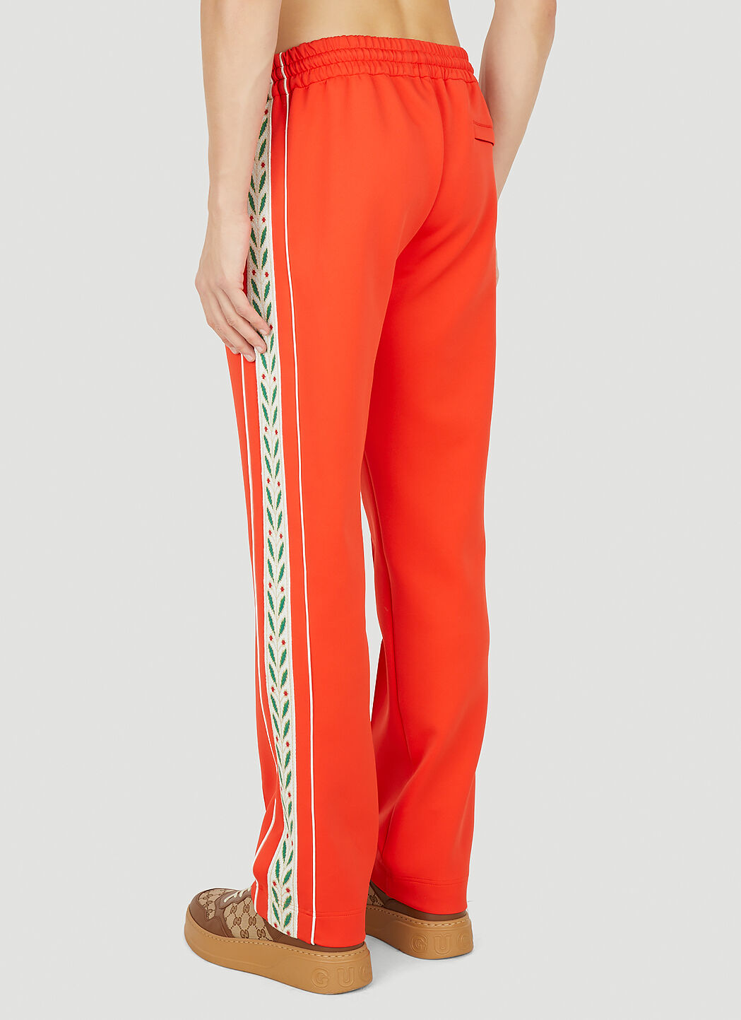 Pintuck track pants top