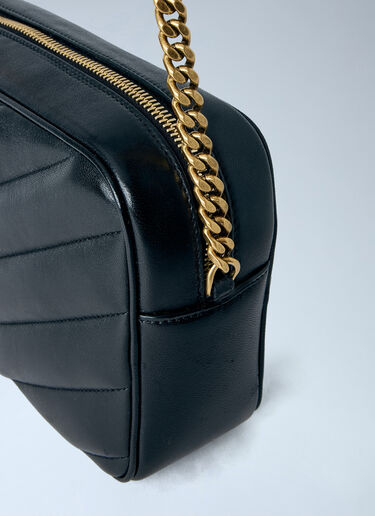 LN-CC® - Saint Laurent: Matelassé Loulou Camera Bag - Black Saint Laurent Matelassé Loulou Camera Bag Black sla0265141