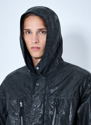 LN-CC® - Stone Island: Hooded Technical Jacket - Black Stone Island Hooded Technical Jacket Black sto0165085