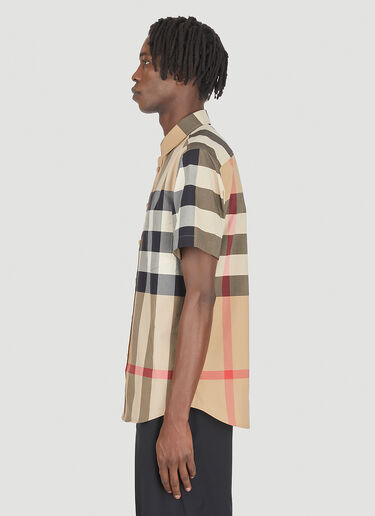 Burberry Somerset 格纹衬衫 米色 bur0147029