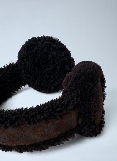GG Ear Muffs Gucci GG Ear Muffs Dark Brown guc0261048