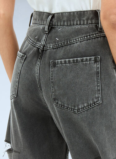 Maison Margiela Cut-Out Jeans Black mla0257001