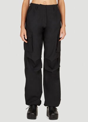 Coperni テーラードワイドレッグカーゴパンツ ブラック cpn0253007