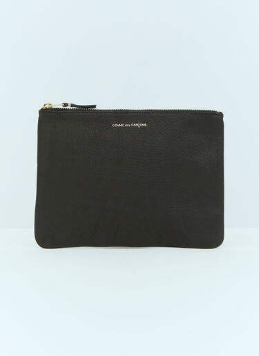 Comme des Garçons Wallet 水洗皮革小袋 黑色 cdw0354003