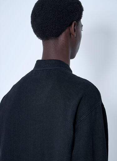 The Row Penn Shirt Black row0160006