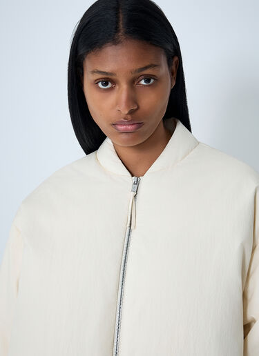 Zip-Front Bomber Jacket Moncler + Jil Sander Zip-Front Bomber Jacket White mjl0262002