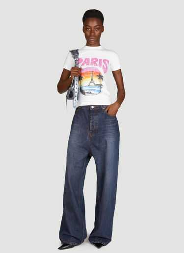 Balenciaga 宽松长裤 蓝色 bal0255016