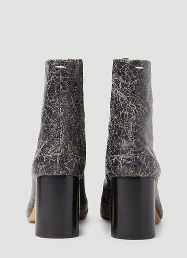 Maison Margiela Cracked Tabi Ankle Boots Black mla0251038