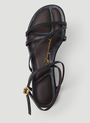 Les Sandales Pralu Sandals Jacquemus Les Sandales Pralu Sandals Black jac0254050
