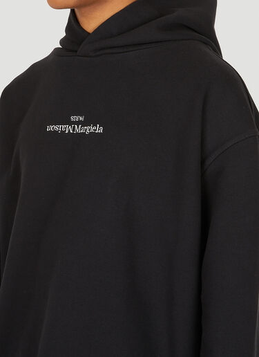 Maison Margiela Upside Down Logo Sweatshirt Black mla0148070