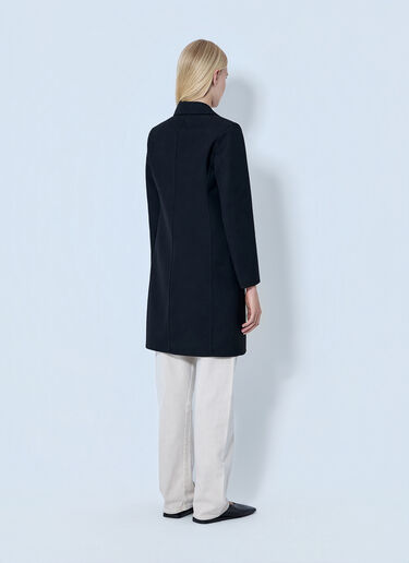 Jil Sander Single-Breasted Wool Coat Black jil0264030