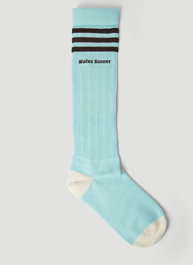 Pack Of Three Crochet Sports Socks adidas by Wales Bonner Pack Of Three Crochet Sports Socks Multicolour awb0352006