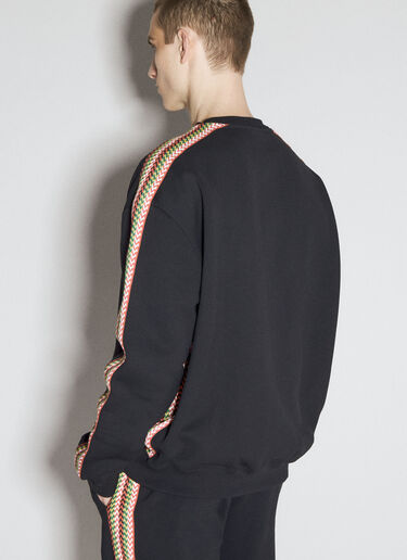 Lanvin Side Curb Sweatshirt Black lnv0154003