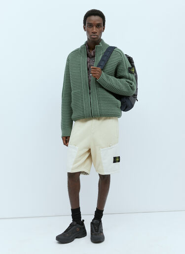 Stone Island Coated Canvas Backpack Grey sto0154098