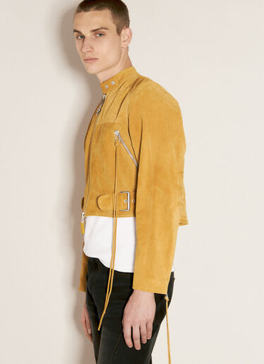 Eytys Uma Suede Biker Jacket Yellow eyt0356024