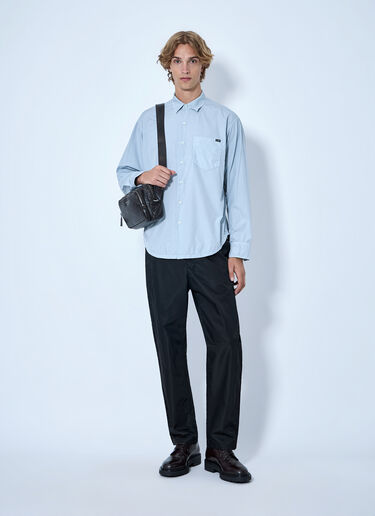 Prada Cotton Poplin Shirt Light Blue pra0165008