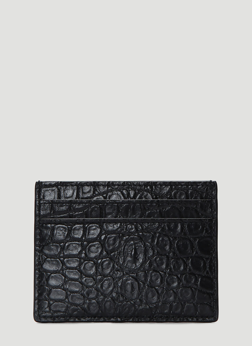 Ysl croc card holder top