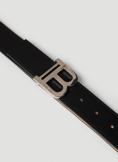 Balmain B Plaque Belt Black bln0153029