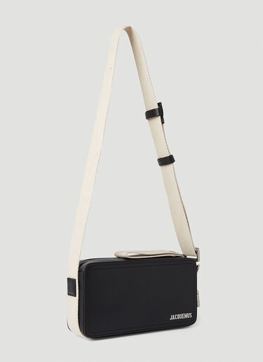 Le Cuerda Horizontal Crossbody Bag Jacquemus Le Cuerda Horizontal Crossbody Bag Black jac0151030