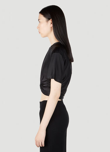 Ring Trim Crop Top Rabanne Ring Trim Crop Top Black pac0252018