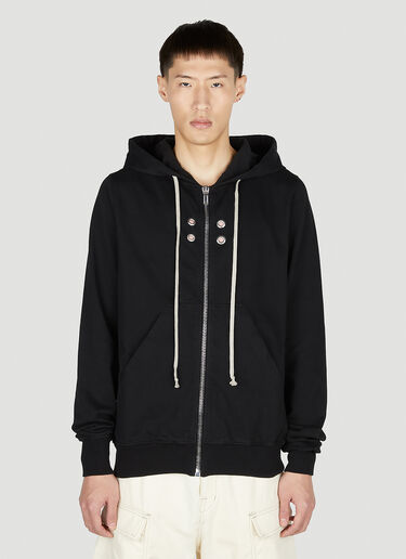 Rick Owens DRKSHDW Jason S Hooded Sweatshirt Black drk0152012