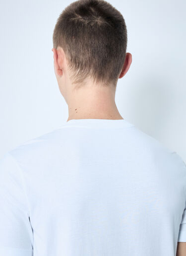 Moncler Set Of Three Logo Patch T-Shirts White mon0159009