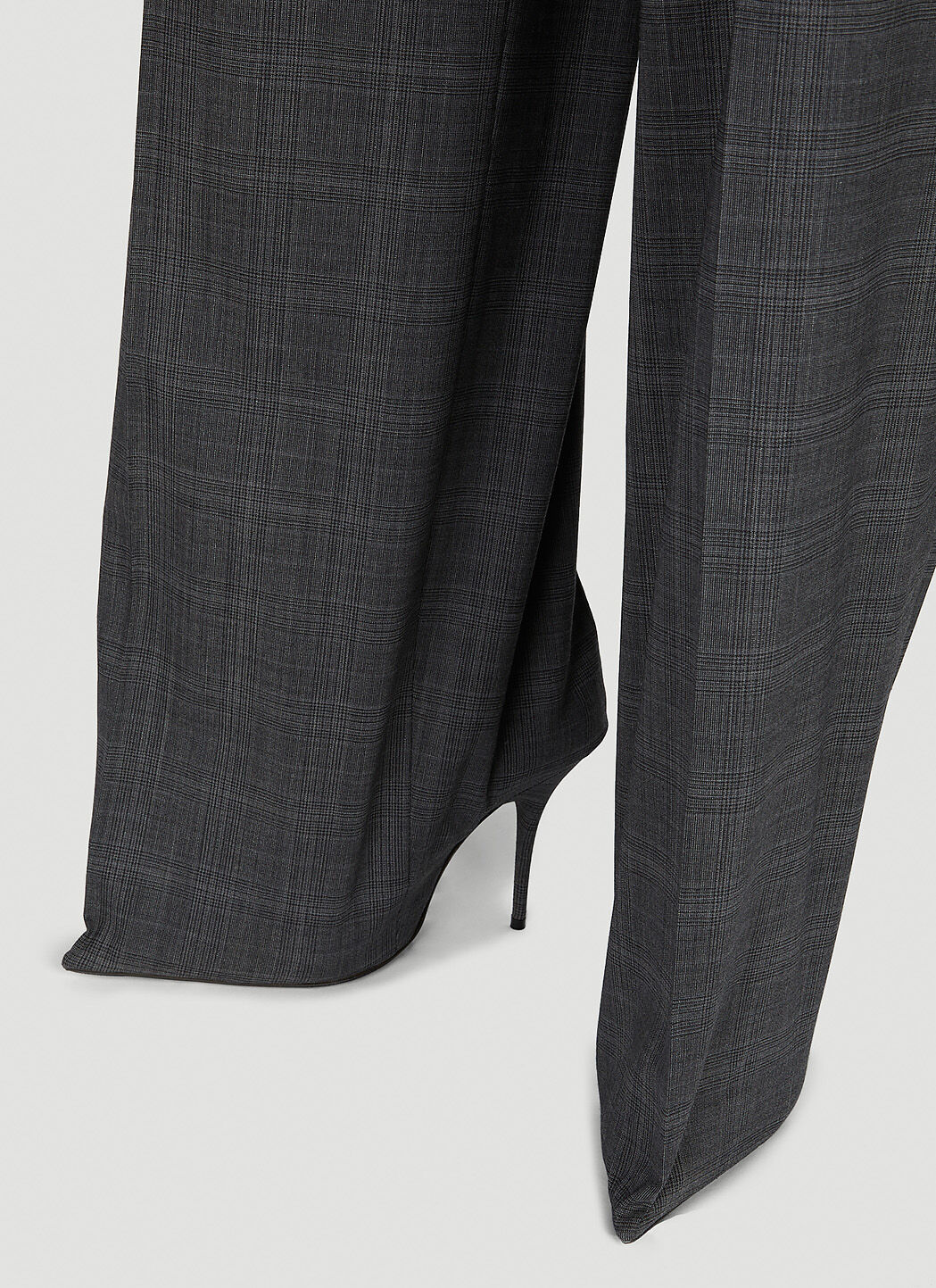 Balenciaga Women s Knife Tailored Heeled Pants in Grey LN CC