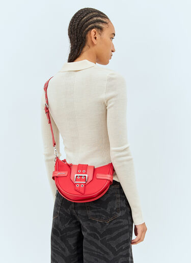 Ganni Small Bucky Crossbody Bag Red gan0258073