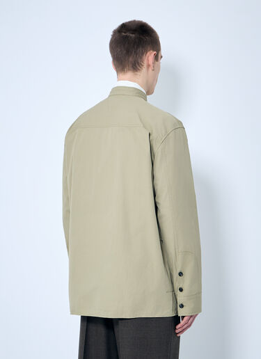 Bottega Veneta 가벼운 면 트윌 오버셔츠  베이지 bov0159007