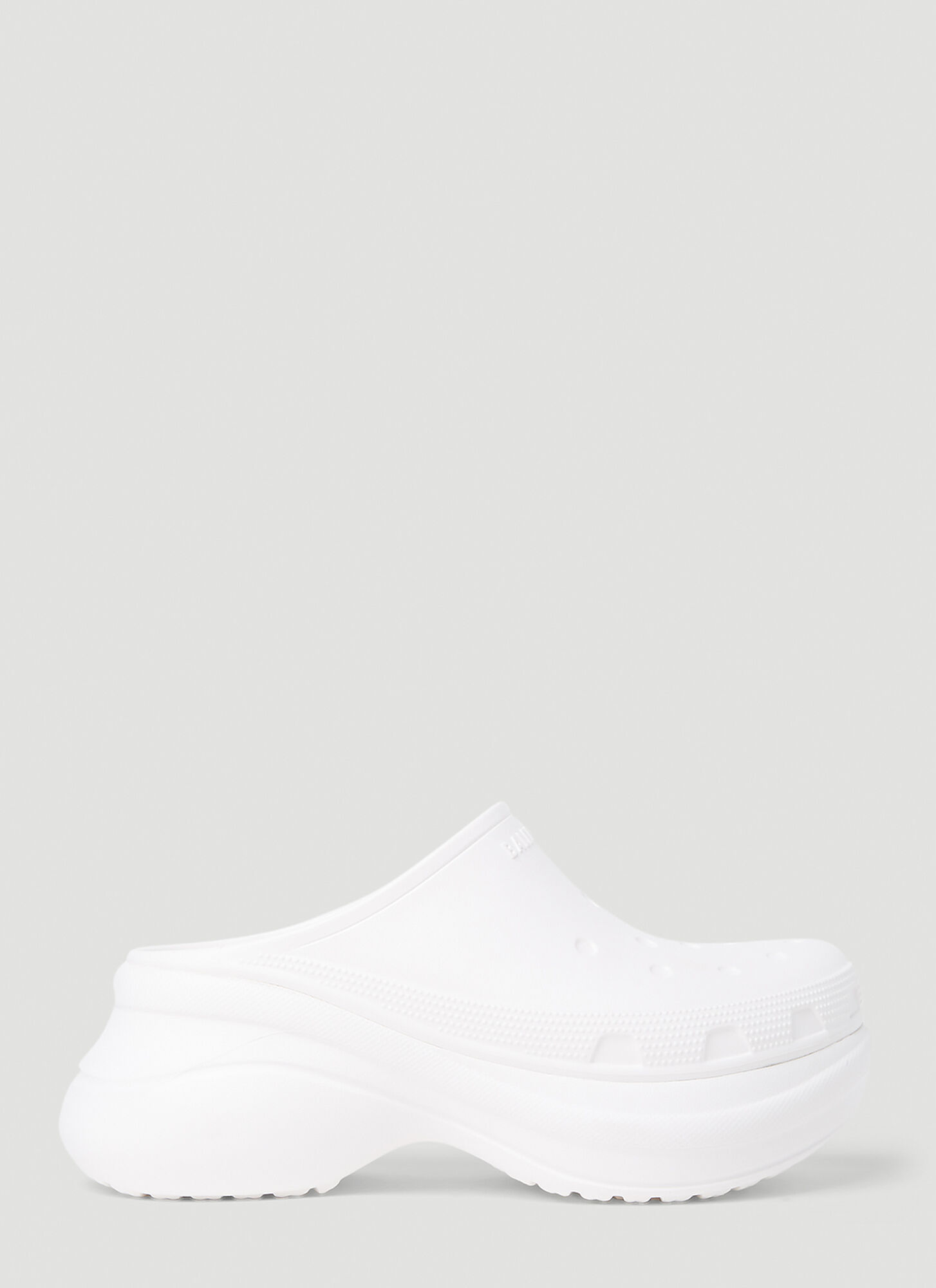 Balenciaga X Crocs Logo-embossed Platform Mules