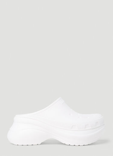 Balenciaga Crocs Platform Mules White bal0252070
