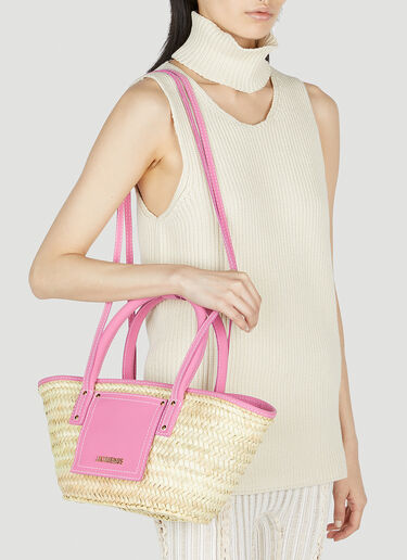 Jacquemus Le Petit Panier Soleil Tote Bag Pink jac0251078