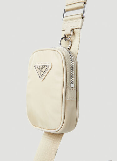 Prada Re-Nylon Messenger Crossbody Bag Beige pra0148035