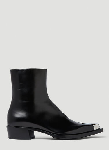 Toe Cap Boots Alexander McQueen Toe Cap Boots Black amq0150013