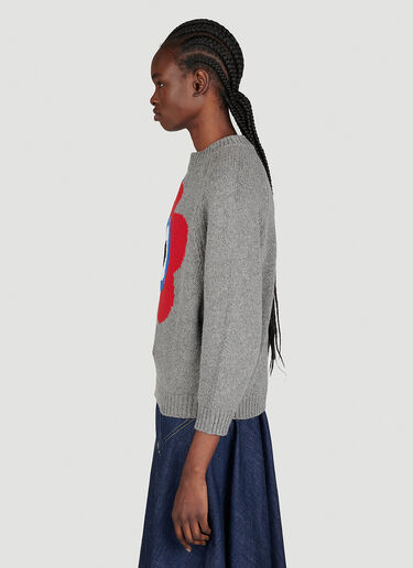 Kenzo Target Wool Sweater Grey knz0253008