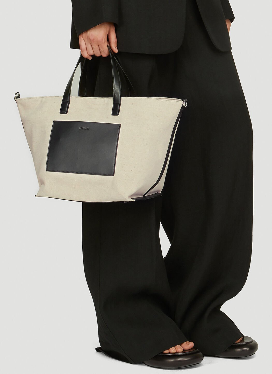 Jil Sander Small Wander Canvas Tote Bag | Yellow | FARFETCH
