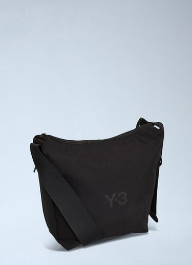 Y-3 Small Logo Motif Crossbody Bag Black yyy0364004