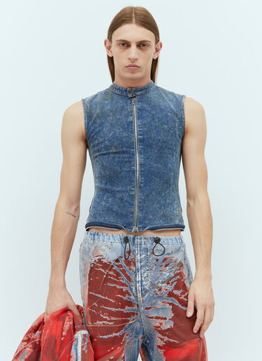 Diesel D-Nata-Fse Denim Vest Blue dsl0156011