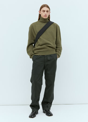 ロールネックセーター Lemaire ロールネックセーター グリーン lem0154010