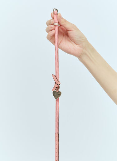 Acne Studios Musubi Charm Choker Pink acn0256046