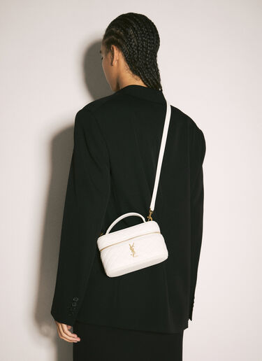 Saint Laurent Gaby Vanity Shoulder Bag White sla0257120