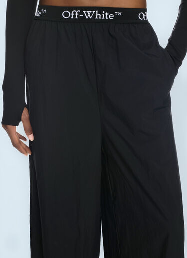 Off-White Logo Band Pants Black ofw0260028