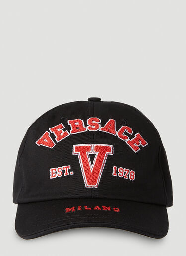 Versace Varsity Baseball Cap Black ver0151054