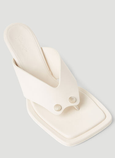 Paris Georgia Dune Wedges White pag0253007