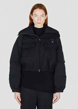 Helmut Lang Hybrid Bomber Jacket Black hlm0251008