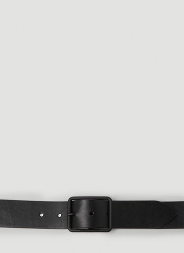 Alexander McQueen Graffiti 签名款皮革腰带 黑 amq0149101