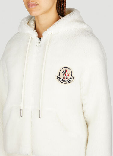 Moncler 毛羊皮连帽运动衫 白色 mon0253035
