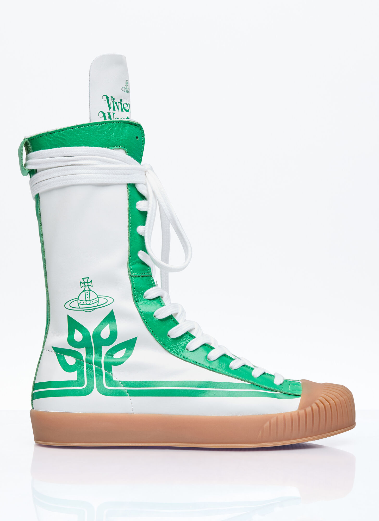 Shop Vivienne Westwood Boxing Boots In White